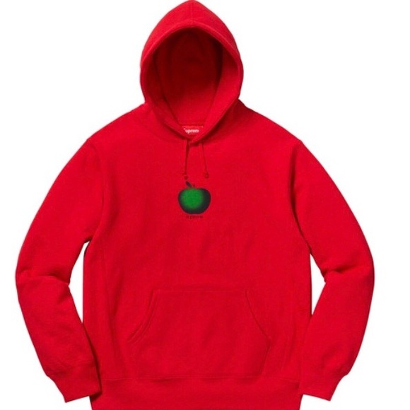 supreme apple sweatshirt